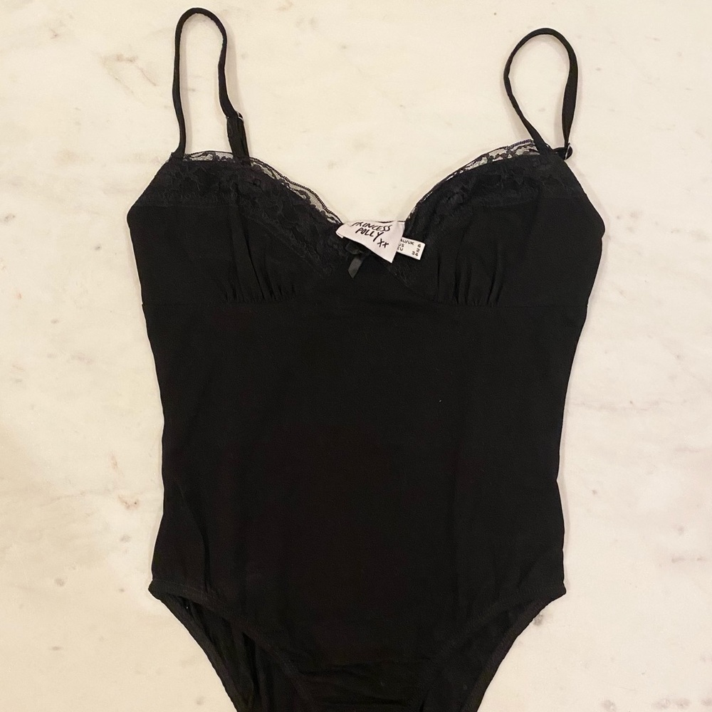 Princess Polly NEVER WORN Black Bodysuit